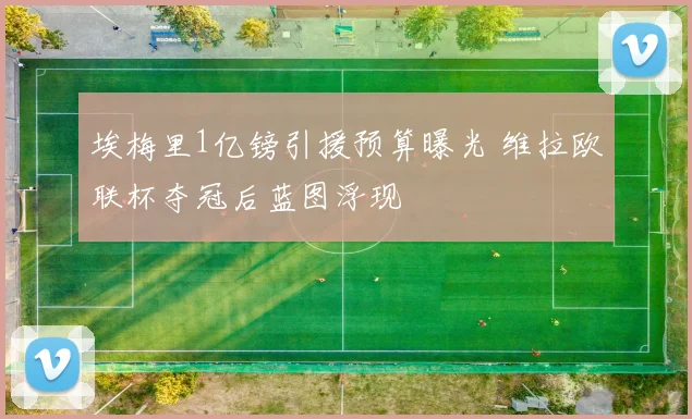 埃梅里1亿镑引援预算曝光 维拉欧联杯夺冠后蓝图浮现